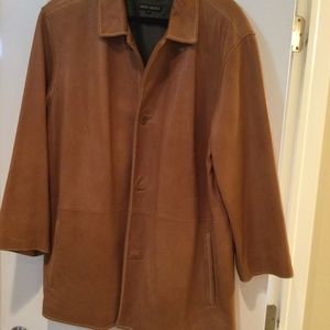 Luxury Robert Comstock 3/4 Leather Jacket